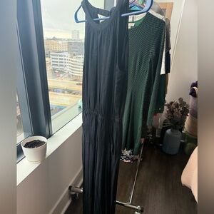 Black Sleeveless Rompers